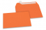 Farbige Couverts Papier - Orange, 114 x 162 mm | Couvertsbestellen.ch