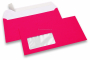 Neon Couverts - Pink, mit Fenster 45 x 90 mm, Fensterposition 20 mm von der Linkerseite und 15 mm von unten
