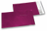 Bordeaux Foliencouverts matt metallic farbig  - 114 x 162 mm | Couvertsbestellen.ch