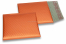 Luftpolstertaschen matt metallic umweltfreundlich - Orange 165 x 165 mm | Couvertsbestellen.ch