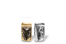 Metallic transparente Standbodenbeutel - Gold metallic, 85 x 145 x 50 mm - 100 ml | Couvertsbestellen.ch