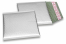 Luftpolstertaschen matt metallic umweltfreundlich - Silber 165 x 165 mm | Couvertsbestellen.ch