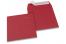 Farbige Couverts Papier - Dunkelrot, 160 x 160 mm | Couvertsbestellen.ch