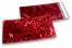 Rote Holografische Metallic Foliencouverts - 114 x 229 mm | Couvertsbestellen.ch