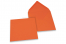 Farbige Couverts  für Glückwunschkarten - Orange, 155 x 155 mm | Couvertsbestellen.ch