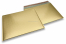 Luftpolstertaschen matt metallic umweltfreundlich - Gold 320 x 425 mm | Couvertsbestellen.ch