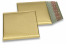 Luftpolstertaschen matt metallic umweltfreundlich - Gold 165 x 165 mm | Couvertsbestellen.ch
