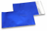Dunkelblaue Foliencouverts matt metallic farbig - 114 x 162 mm | Couvertsbestellen.ch
