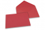 Farbige Couverts  für Glückwunschkarten  - Rot, 162 x 229 mm | Couvertsbestellen.ch