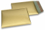Luftpolstertaschen matt metallic umweltfreundlich - Gold 180 x 250 mm | Couvertsbestellen.ch