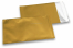 Goldene Foliencouverts matt metallic farbig - 114 x 162 mm | Couvertsbestellen.ch