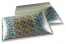 Luftpolstertaschen metallic umweltfreundlich - Silber Holographisch 235 x 325 mm | Couvertsbestellen.ch