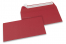 Farbige Couverts Papier - Dunkelrot, 110 x 220 mm | Couvertsbestellen.ch