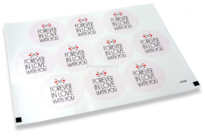 Liebe-Verschlusssiegel - forever in love with you