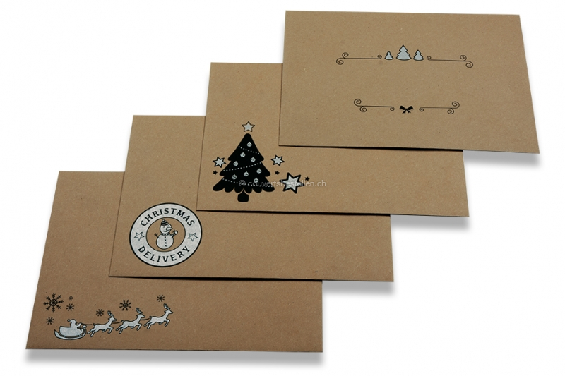 Recycelte Weihnachts-Couverts