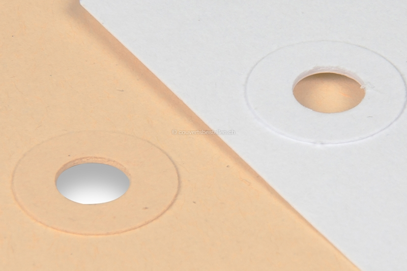 Etiketten aus Karton