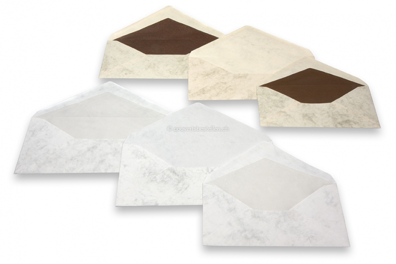 Marmor Couverts - Grau und Braun
