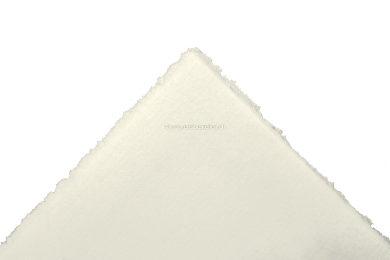 Couverts und Karten aus Büttenpapier