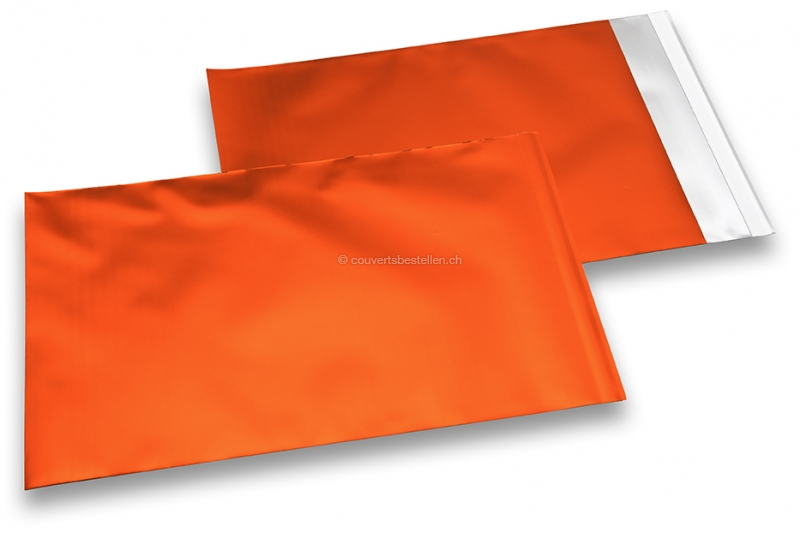 Orange Foliencouverts matt metallic farbig - 180 x 250 mm
