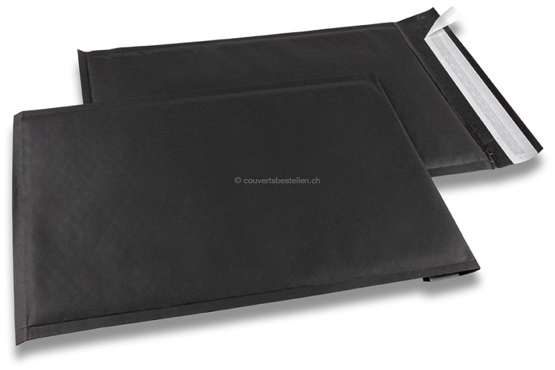 Luftpolstertaschen schwarz - 250 x 350 mm, 160 Gramm