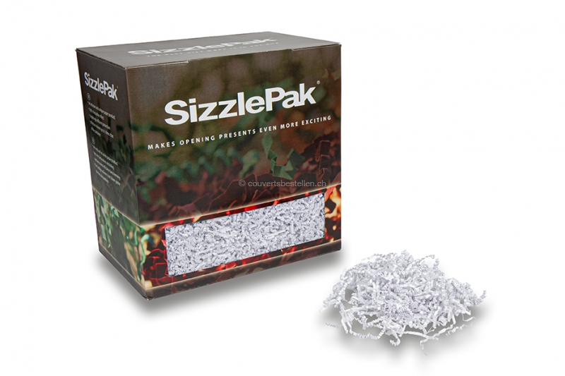 Füllmaterial SizzlePak - Weiß (1.25 kg), 80 Gramm papier
