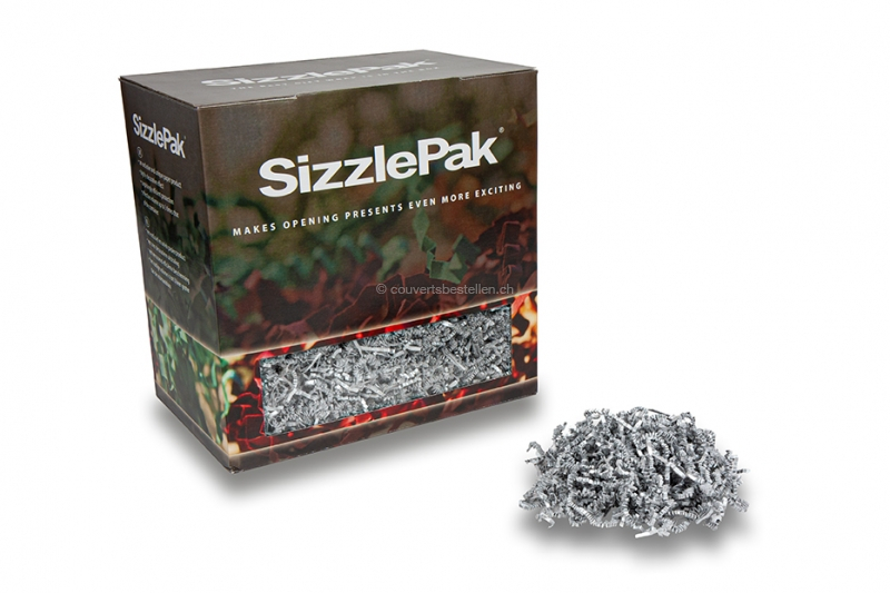 Füllmaterial SizzlePak - Silber (1.25 kg), 120 Gramm papier