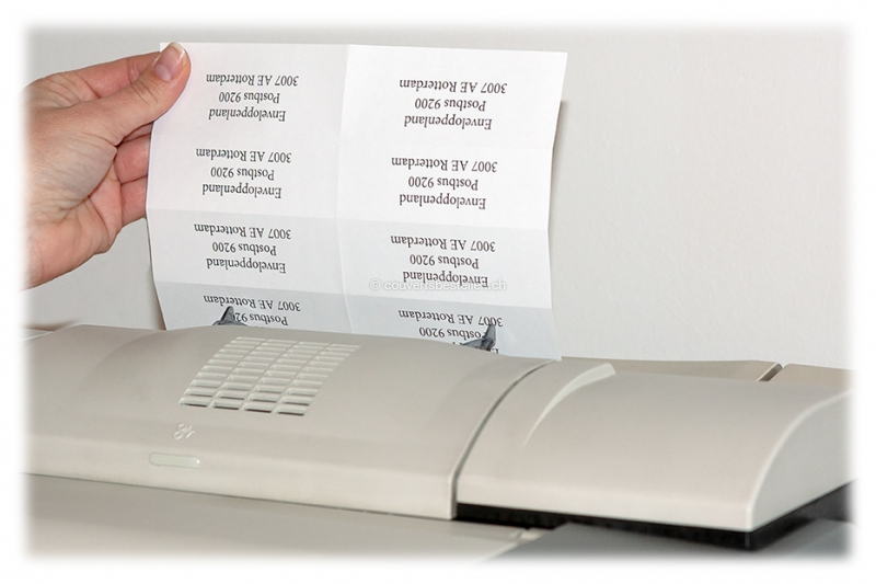 Etiketten für Laserdrucker (weiß)