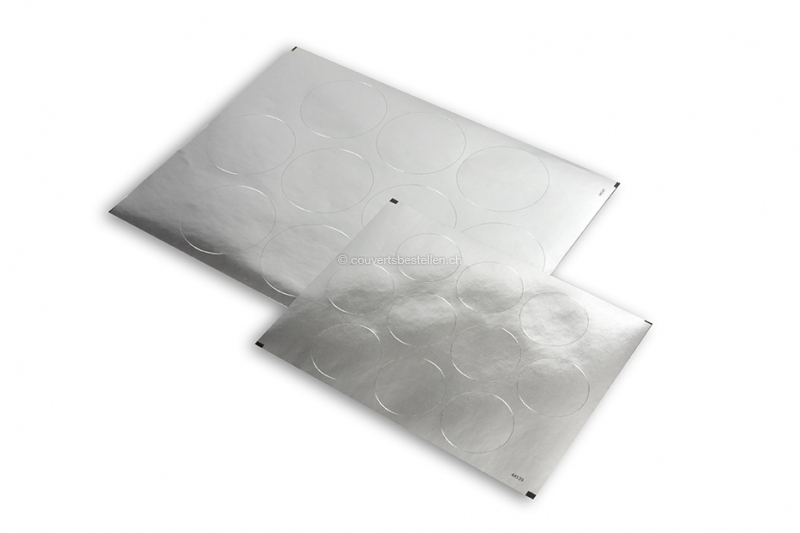 Verschlusssiegel glänzend - Silber