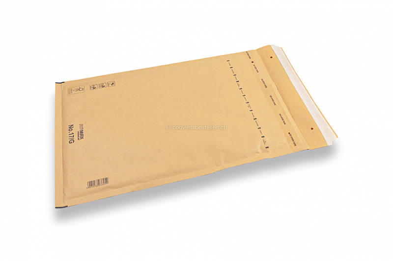 Braune Luftpolstertaschen (80 Gramm) - 230 x 340 mm (G17)