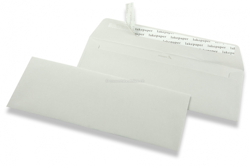 Gmund Lakepaper The Kiss Couverts - Grau: Angle