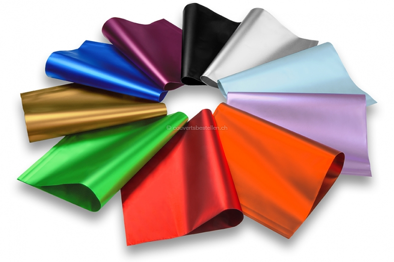 Foliencouverts matt metallic farbig