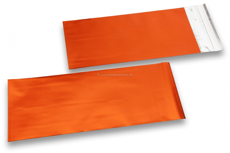 Orange Foliencouverts matt metallic farbig - 110 x 220 mm