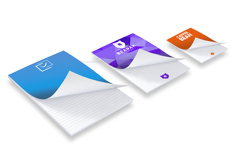 Personalisierte Schreibblöcke - mit Umschlag