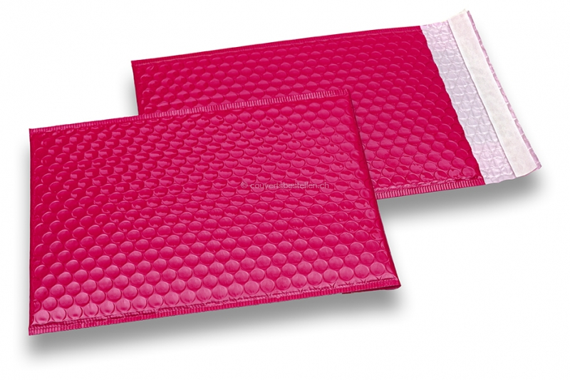 Pink Hochglanz Luftpolstertaschen