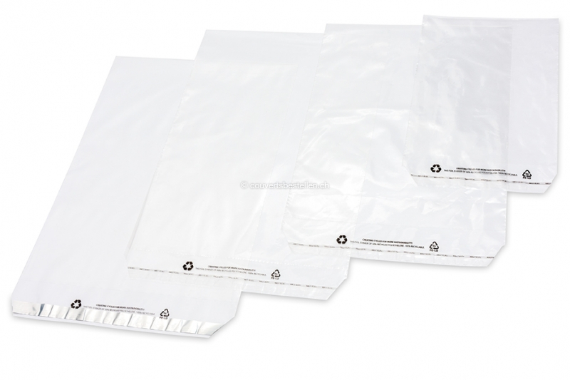 Kunststoffcouverts transparent